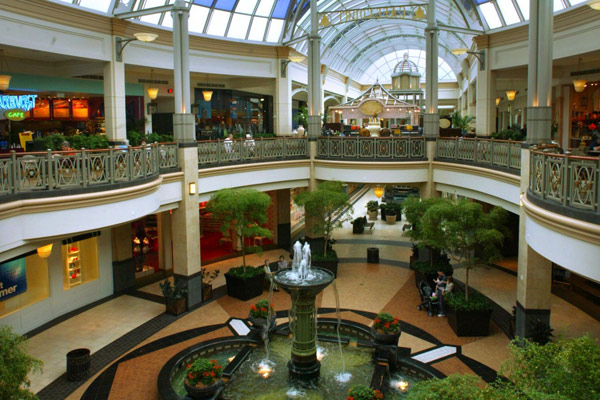 Bring your walking shoes to explore the East Coast's largest shopping mall